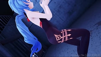 Two slaves enjoy being fucked by four girls