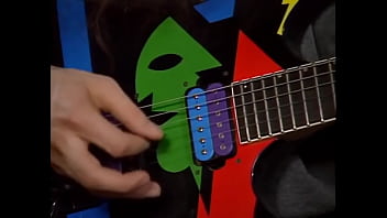 John petrucci fingering electric guitar