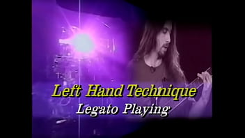 John petrucci fingering electric guitar