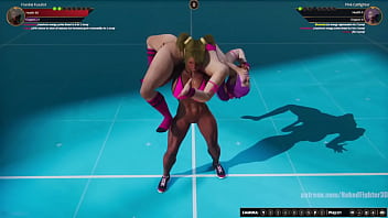 Frankie vs catfighter nf3d female kinky combat