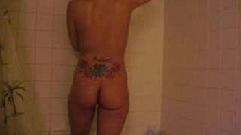 Ashton von in the shower