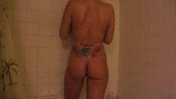 Ashton von in the shower