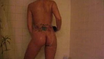 Ashton von in the shower