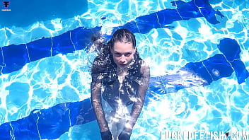 Latex body skinny petite porn star wetlook