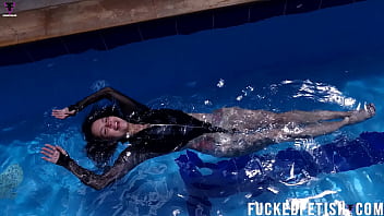Latex body skinny petite porn star wetlook
