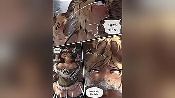 Rubia es follada por una polla enorme