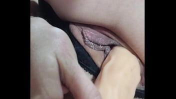 Chrissybee just having a wet morning with a dildo