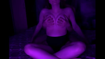 Neighbor's big bouncing breasts i squeeze nipples to the moaning