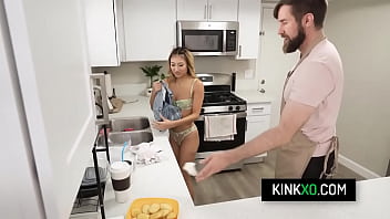 Sexy babe getting fucked rough from behind