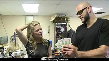 Amateur teens love money 2