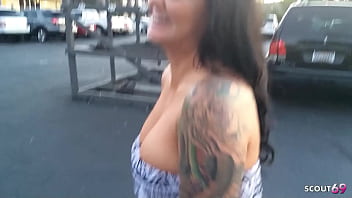 Curvy inked big ass and boobs cougar milf maci maquire pick up and talk to cheating fuck