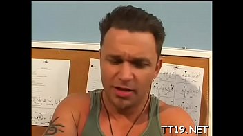 Curvy teen gets wonderful facial