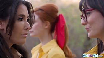 Camp Leader Sophia Locke Relives Her Time In Camp Conversionthe Redhead Teen And Her Gf Didn’t Want To Comply And The Gfs Licked And Scissored thumbnail