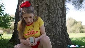 Camp leader sophia locke relives her time in camp redhead teen and her gf didn’t want to comply and the gfs licked and scissored