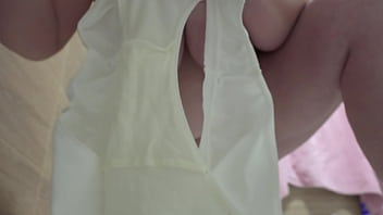 Pussy pissed on white panties mature bbw urinates view from below pawg