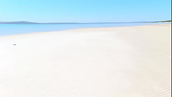 Heat of the shore lustful horny milf gets fucked at the beach