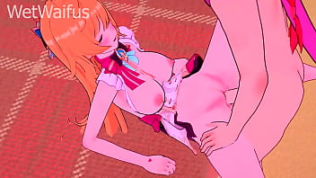 Escoffier has hot impregnation sex at a love hotel genshin impact hentai Escoffier has hot impregnation sex at a love hotel genshin impact hentai