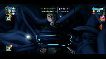 Hogwarts mystery plant tentac1es trap and use girl and her friends