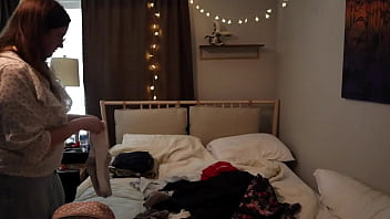 Watch me fold panties you’ll never taste – real sex real denial