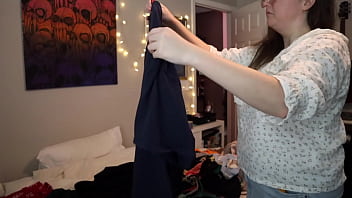 Watch me fold panties you’ll never taste – real sex real denial