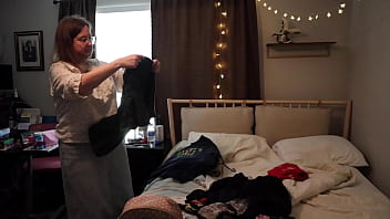 Watch me fold panties you’ll never taste – real sex real denial