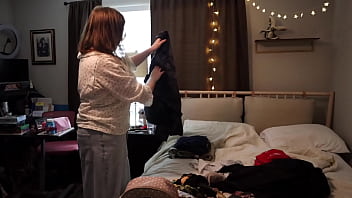 Watch me fold panties you’ll never taste – real sex real denial