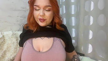 Wow my tits are shaking so much tell me do you like big natural tits