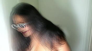 Swallowing cum with a new outfit