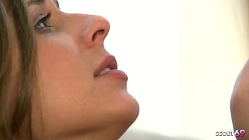 Sweet blonde girl with small tits presley hart pick up and seduce to fuck before massive body cumshot