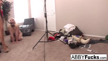 Brunette babe fucks her friend