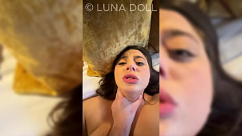 At my arrival i get fucked in my hotel room luna doll