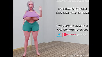Milf es follada en el yoga 3d
