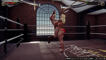 Johnny walker vs melissa nf3d mixed fight mma maledom combat video game recording