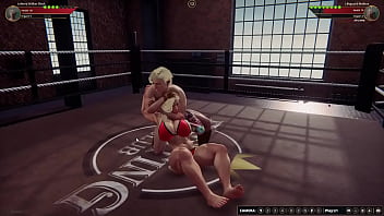 Johnny walker vs melissa nf3d mixed fight mma maledom combat video game recording