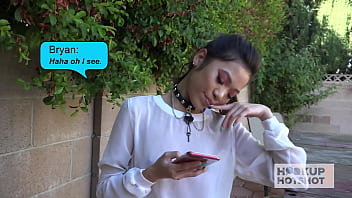 Vina sky’s tiny cunt squirts hard as bryan gozzling pounds her raw