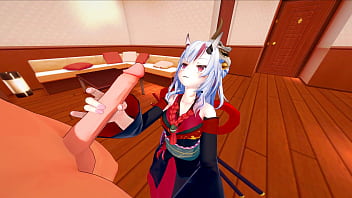 Ayame gets fucked hard in the hotel vtuber porn