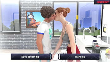 College kings karthik fucking riley in his dream including blowjob and footjob