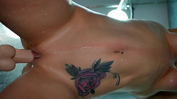 Naughty girl wants to get covered in cum