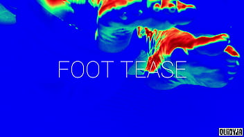 Splashing feet in the pool