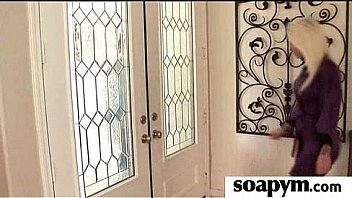 Masseuse strokes a huge cock and tastes the cum 23