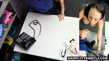 Shoplifter milf have to remove clothes