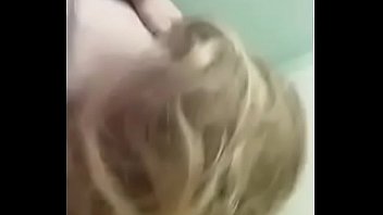 My girlfriend swallows my pecker