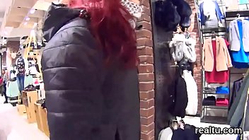 Attractive czech teen gets teased in the supermarket and nailed in pov