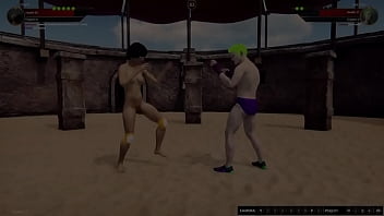 Horie vs joe nf3d mixed kinky combat