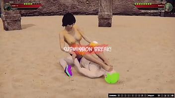 Horie vs joe nf3d mixed kinky combat