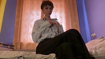Watch the skinny beauty stimulating her g spot then rubbing her clit and getting an orgasm Watch the skinny beauty stimulating her g spot then rubbing her clit and getting an orgasm