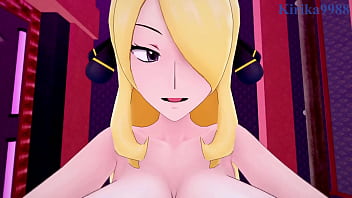 Hex maniac occult maniac and cynthia shirona intense sex pokémon pov hentai