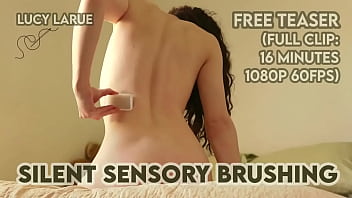 Silent sensory brushing