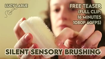 Silent sensory brushing