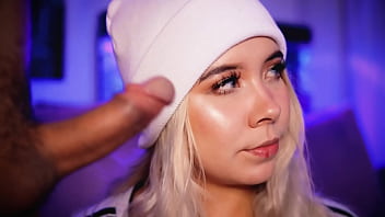 Blonde with a pretty face makes a living sucking cocks on the internet Blonde with a pretty face makes a living sucking cocks on the internet
